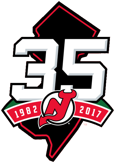 New Jersey Devils 2018 Anniversary Logo iron on heat transfer